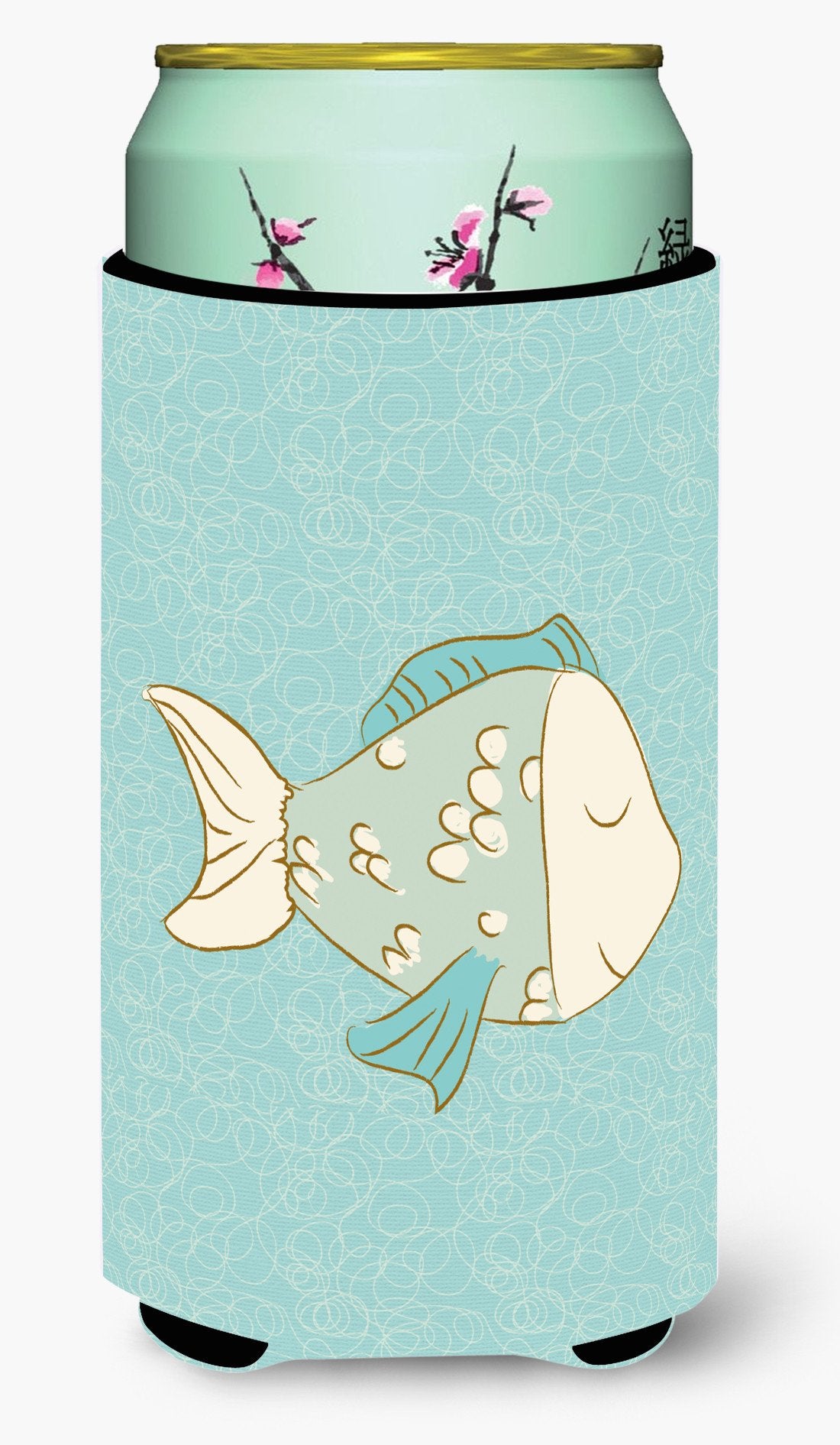 Blue Fish Tall Boy Beverage Insulator Hugger BB8578TBC by Caroline&#39;s Treasures