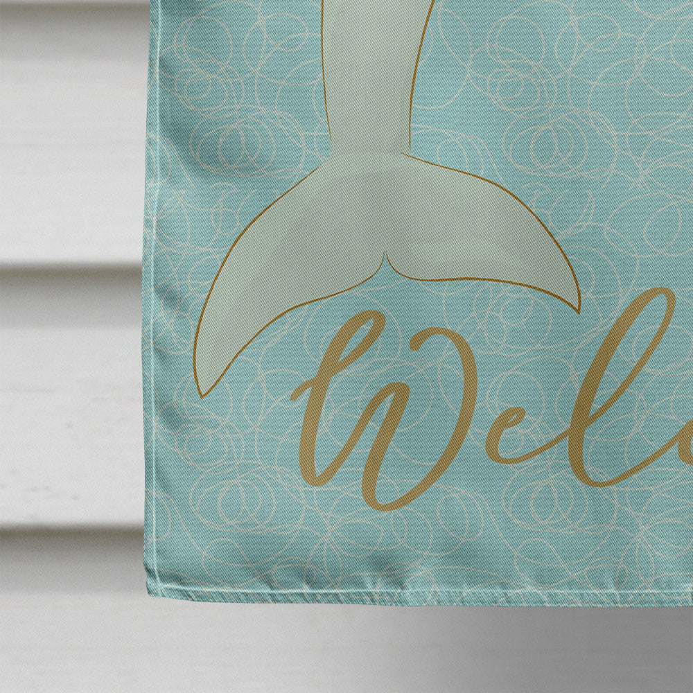Dolphin Welcome Flag Canvas House Size BB8581CHF  the-store.com.