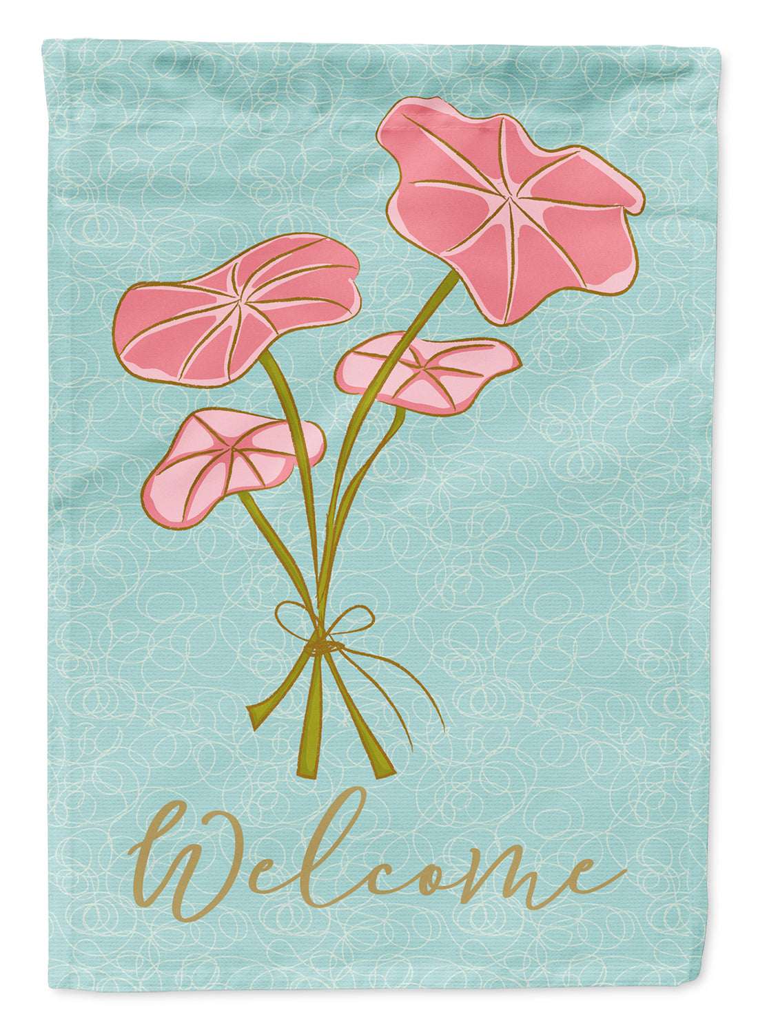 Bunch of Flowers Welcome Flag Canvas House Size BB8582CHF