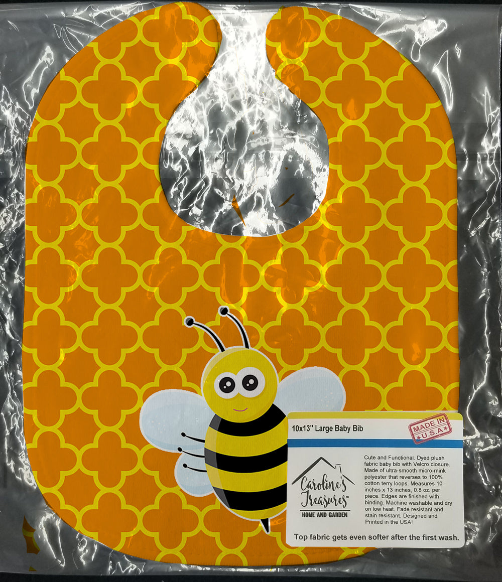 Bee on Quatrafoil Baby Bib BB8596BIB - the-store.com