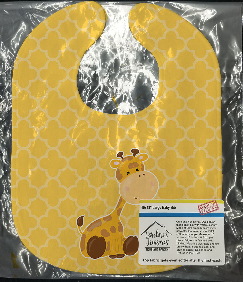 Caroline's Treasures Giraffe Baby Bib BB8609BIB