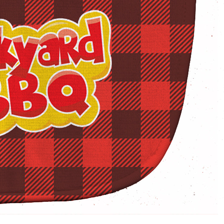 Backyard BBQ on Plaid Baby Bib BB8627BIB - the-store.com