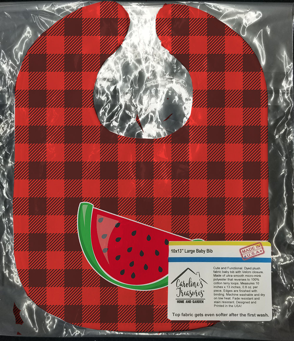 Caroline's Treasures Backyard BBQ Watermelon Baby Bib BB8630BIB
