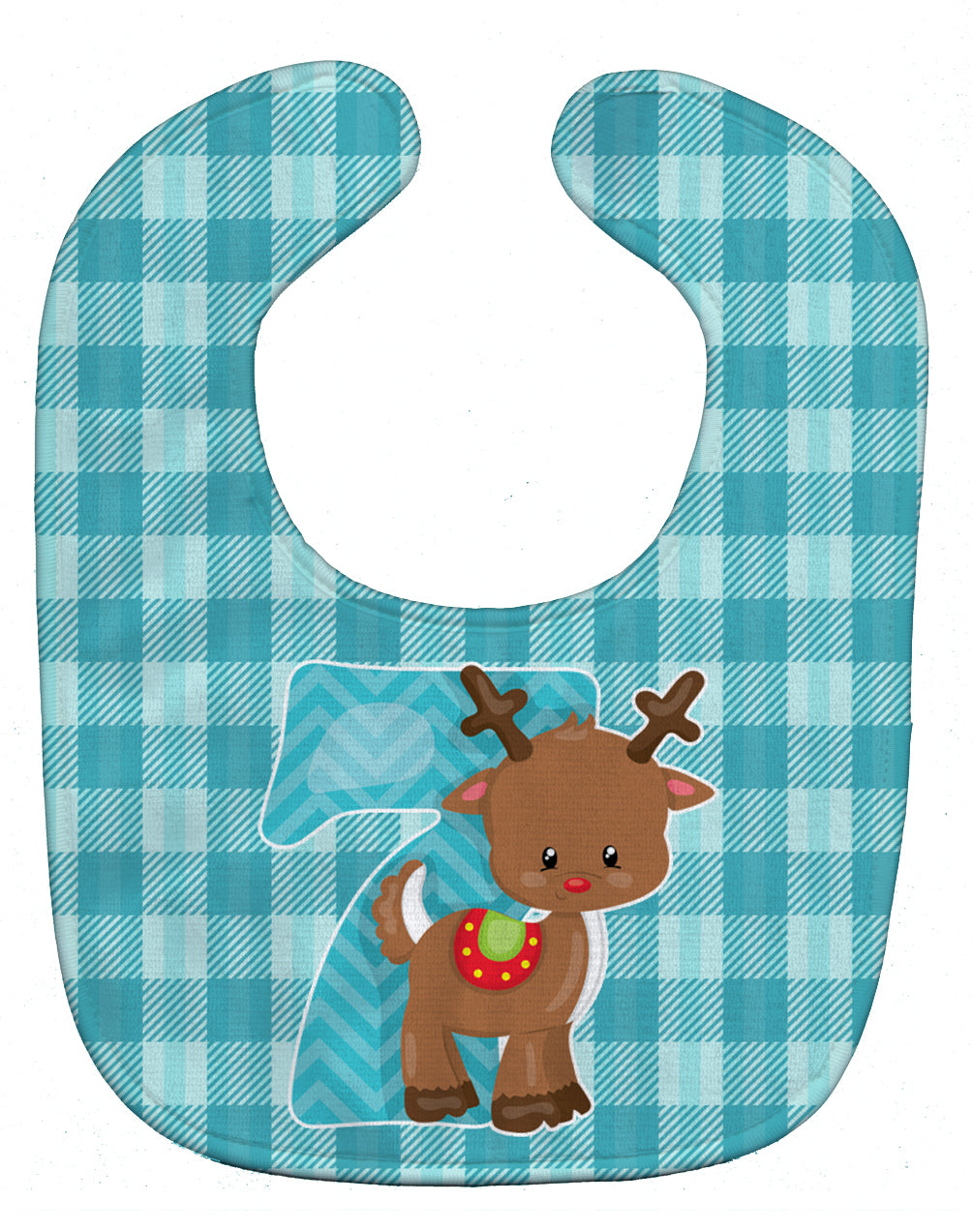 Christmas Month 7 Reindeer Baby Bib BB8693BIB - the-store.com