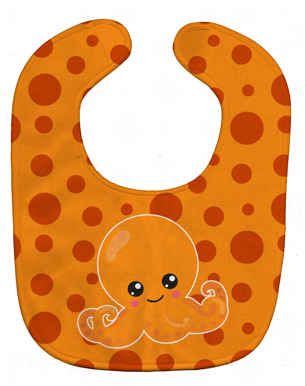 Ocean Octopus Orange Baby Bib BB8799BIB - the-store.com