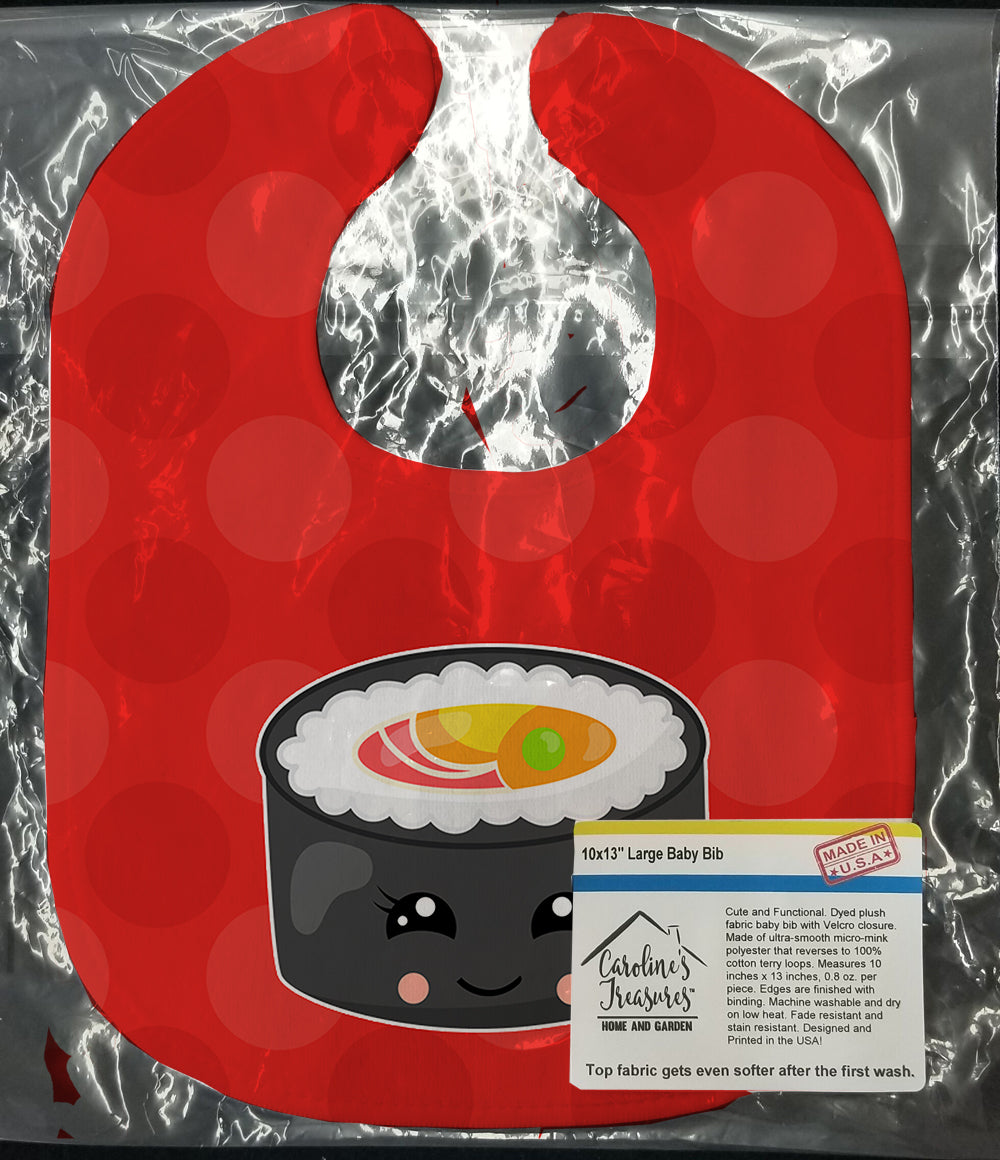 Sushi Roll with Face Baby Bib BB8800BIB - the-store.com