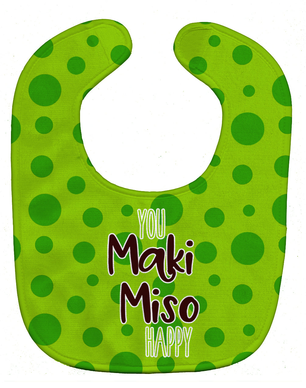 Sushi You Maki Miso Happy Baby Bib BB8813BIB - the-store.com