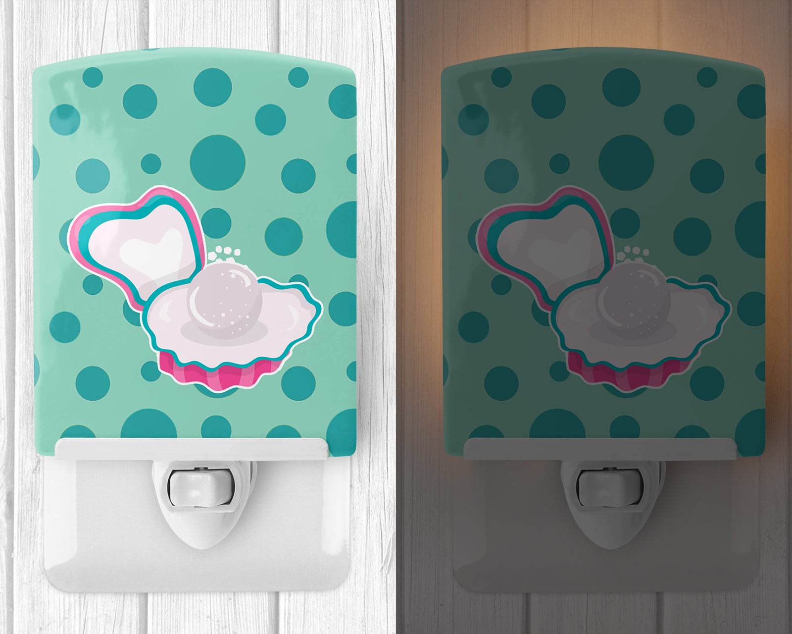 Caroline's Treasures Beach Pearl Ceramic Night Light BB8839CNL