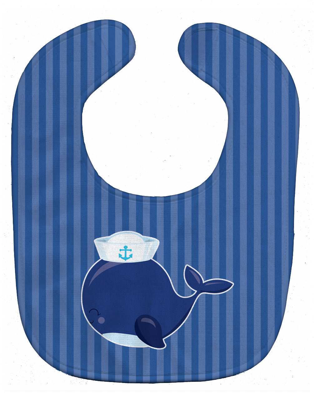 Nautical Whale Blue Baby Bib BB8884BIB - the-store.com