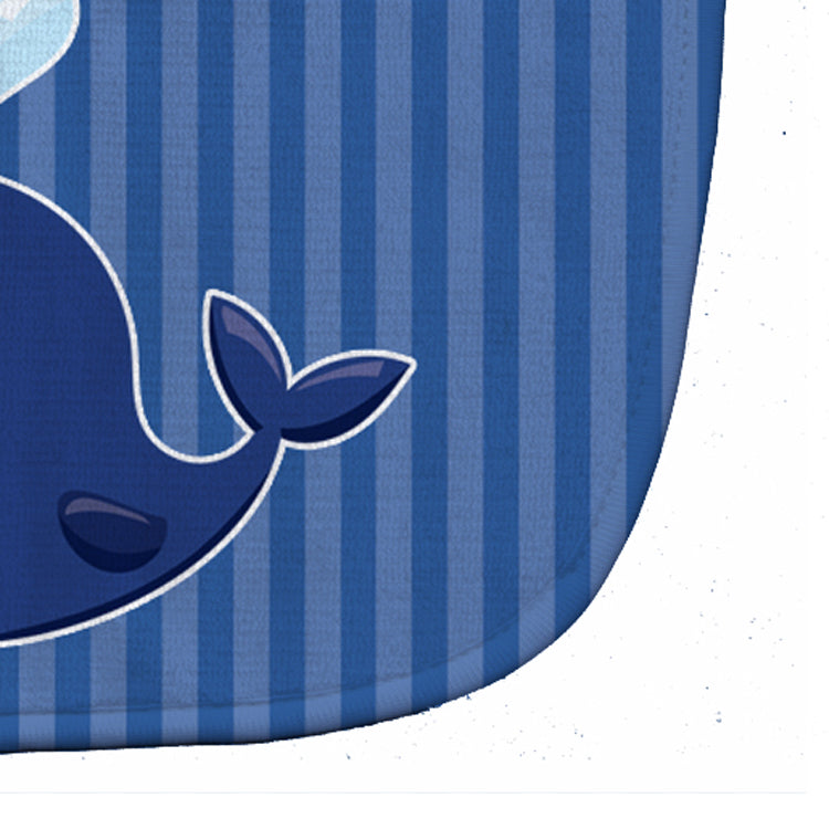Nautical Whale Blue Baby Bib BB8885BIB - the-store.com