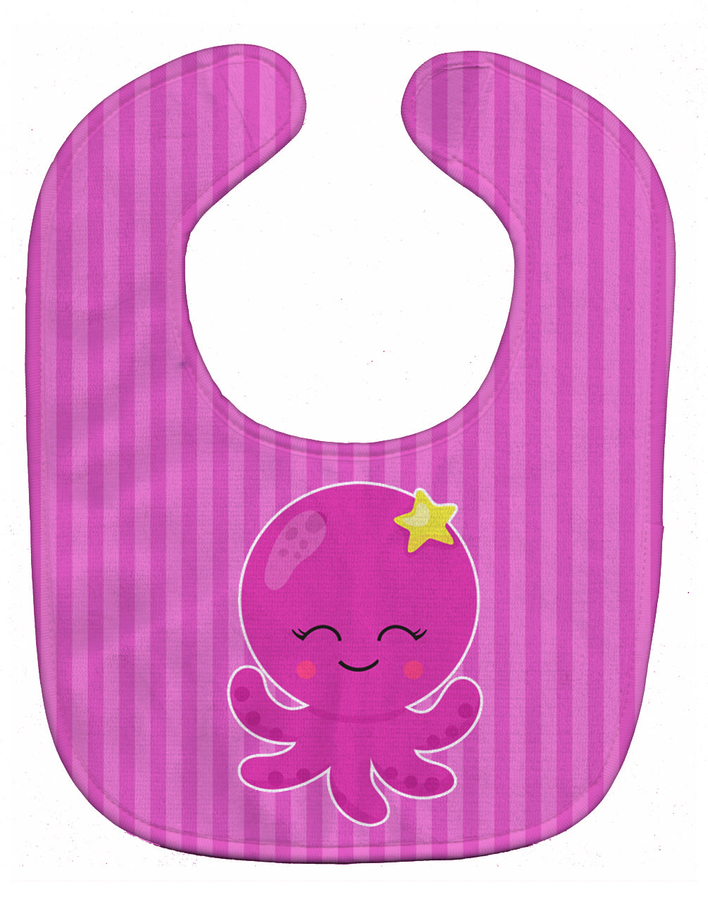 Nautical Pink Octopus Baby Bib BB8906BIB - the-store.com