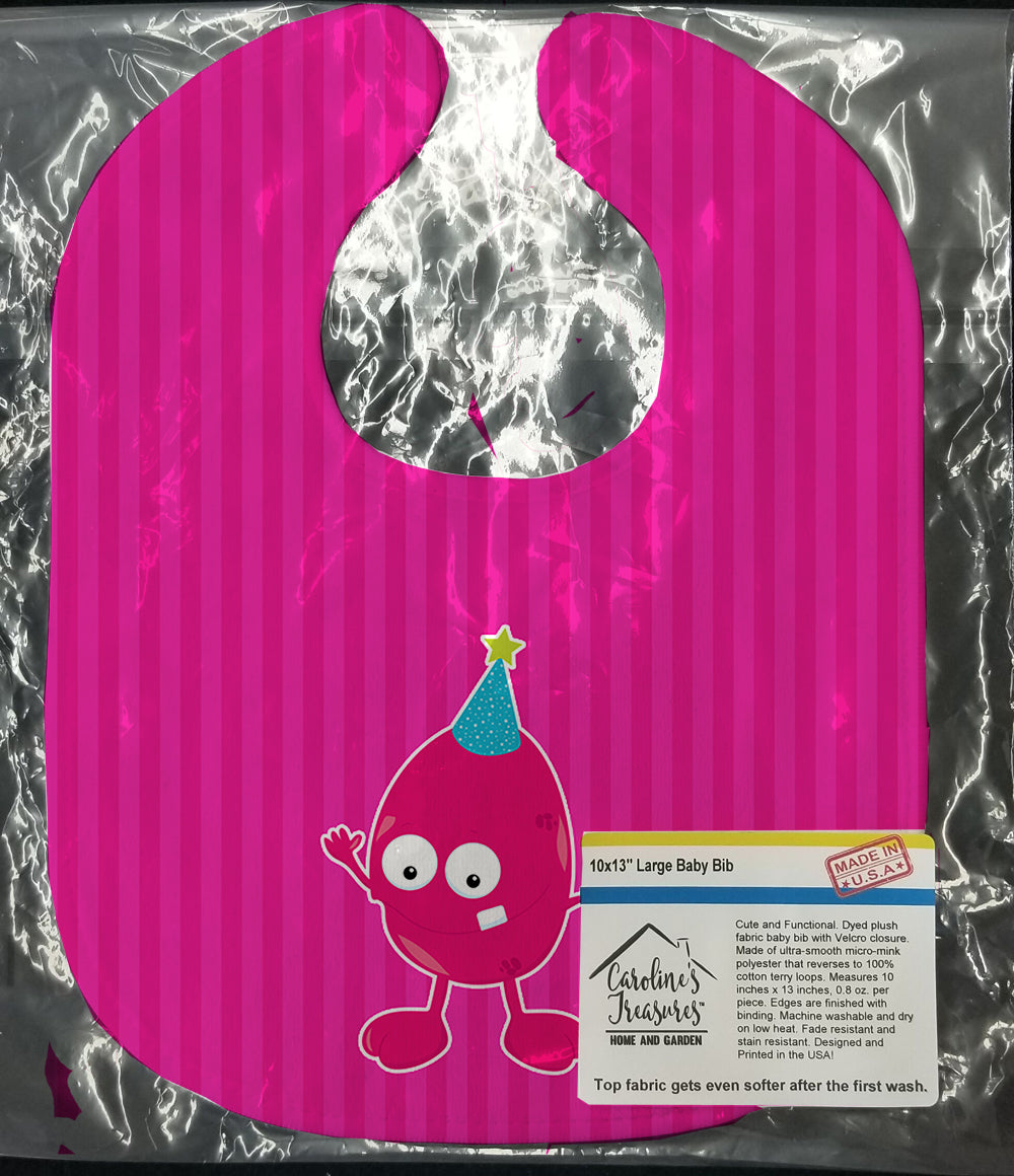 Birthday Monster Pink Baby Bib BB8935BIB - the-store.com