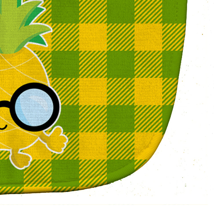 Pineapple Face with Glasses Baby Bib BB8964BIB - the-store.com