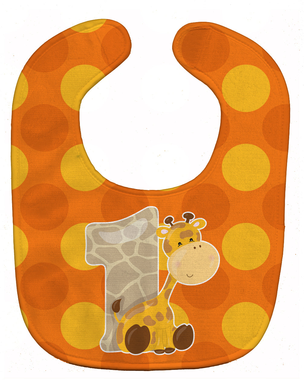 Zoo Month 1 Giraffe Baby Bib BB9008BIB - the-store.com