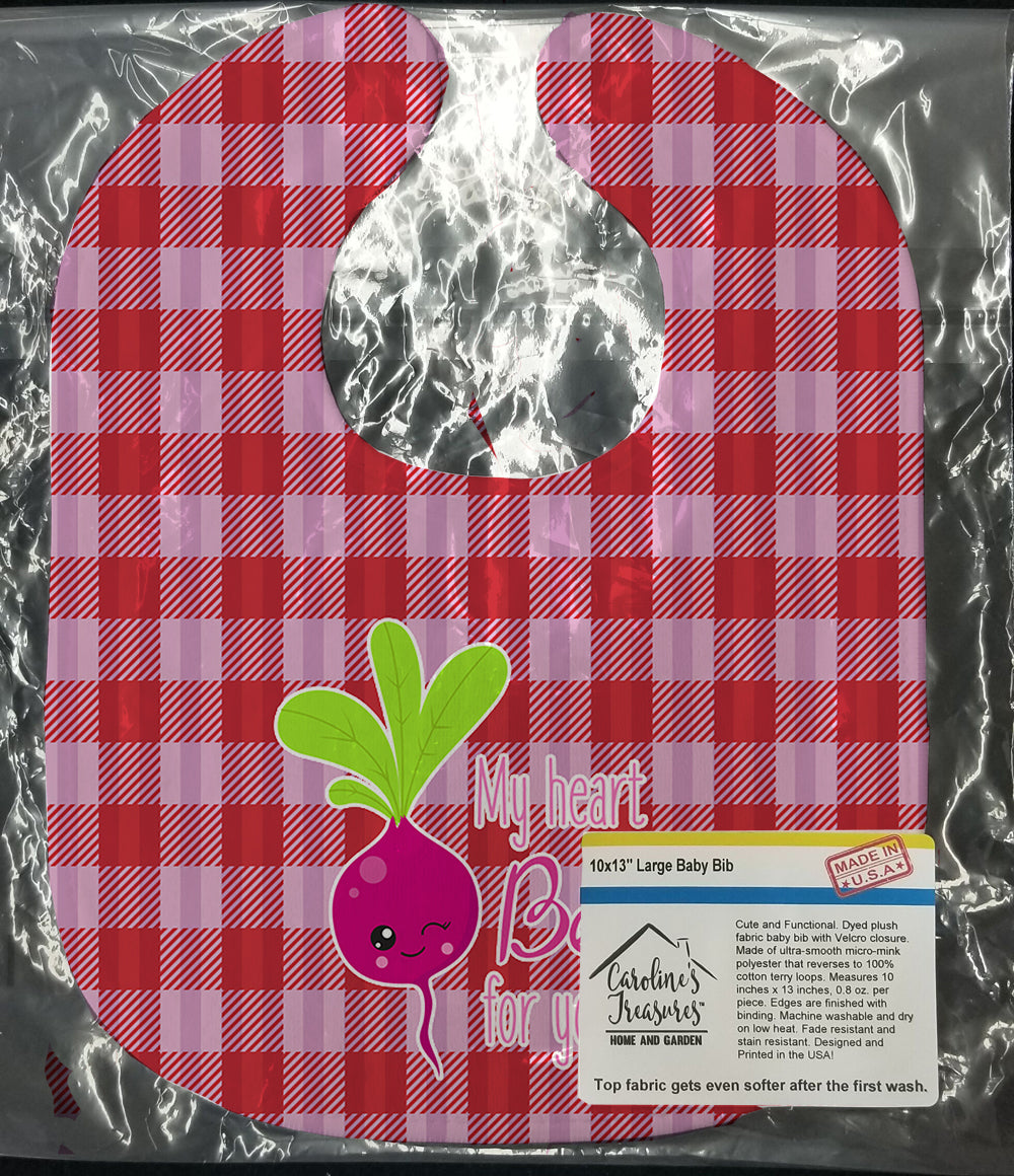 My heart Beets for You Baby Bib BB9132BIB - the-store.com