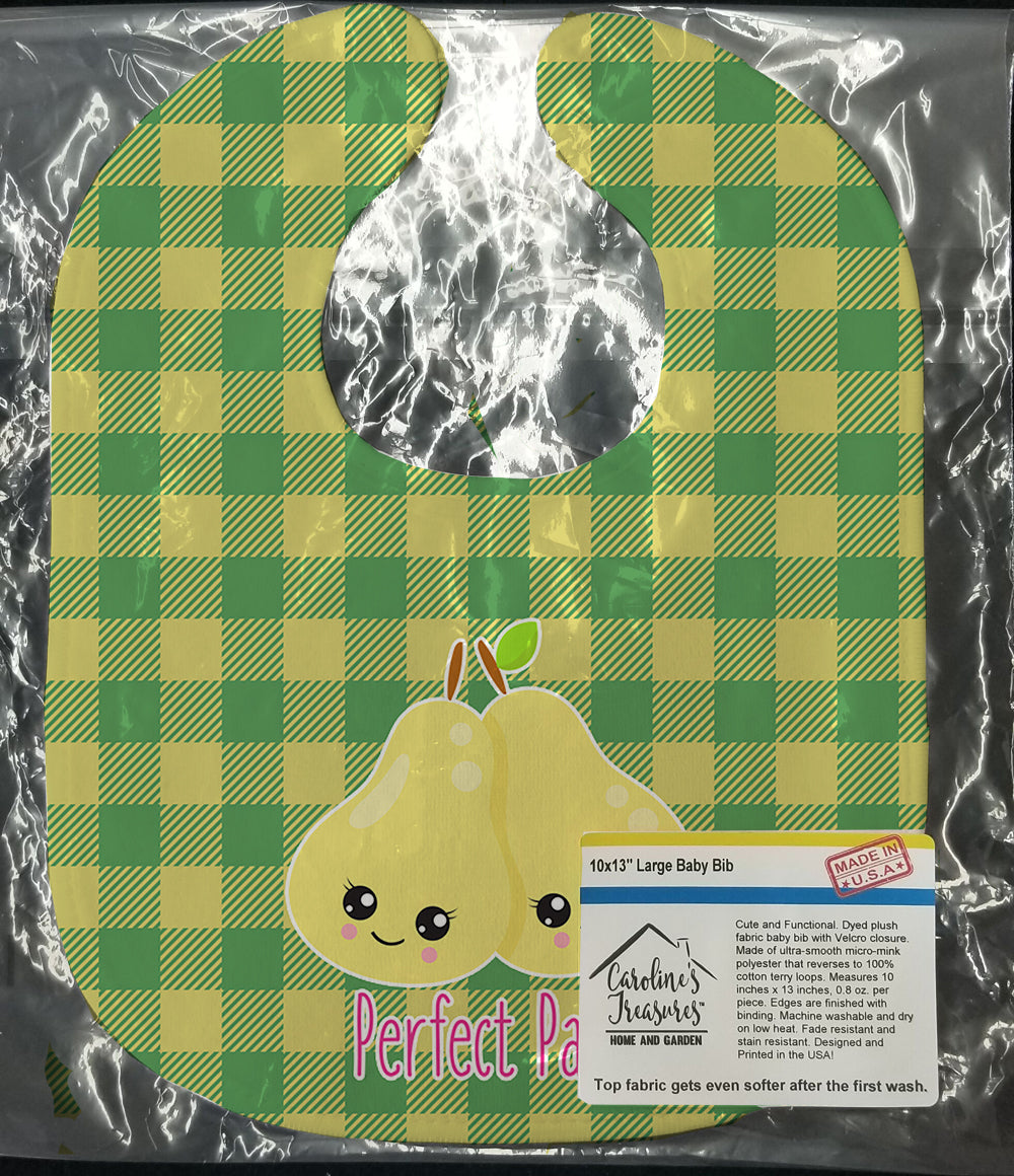 Caroline's Treasures Perfect Pear Baby Bib BB9133BIB