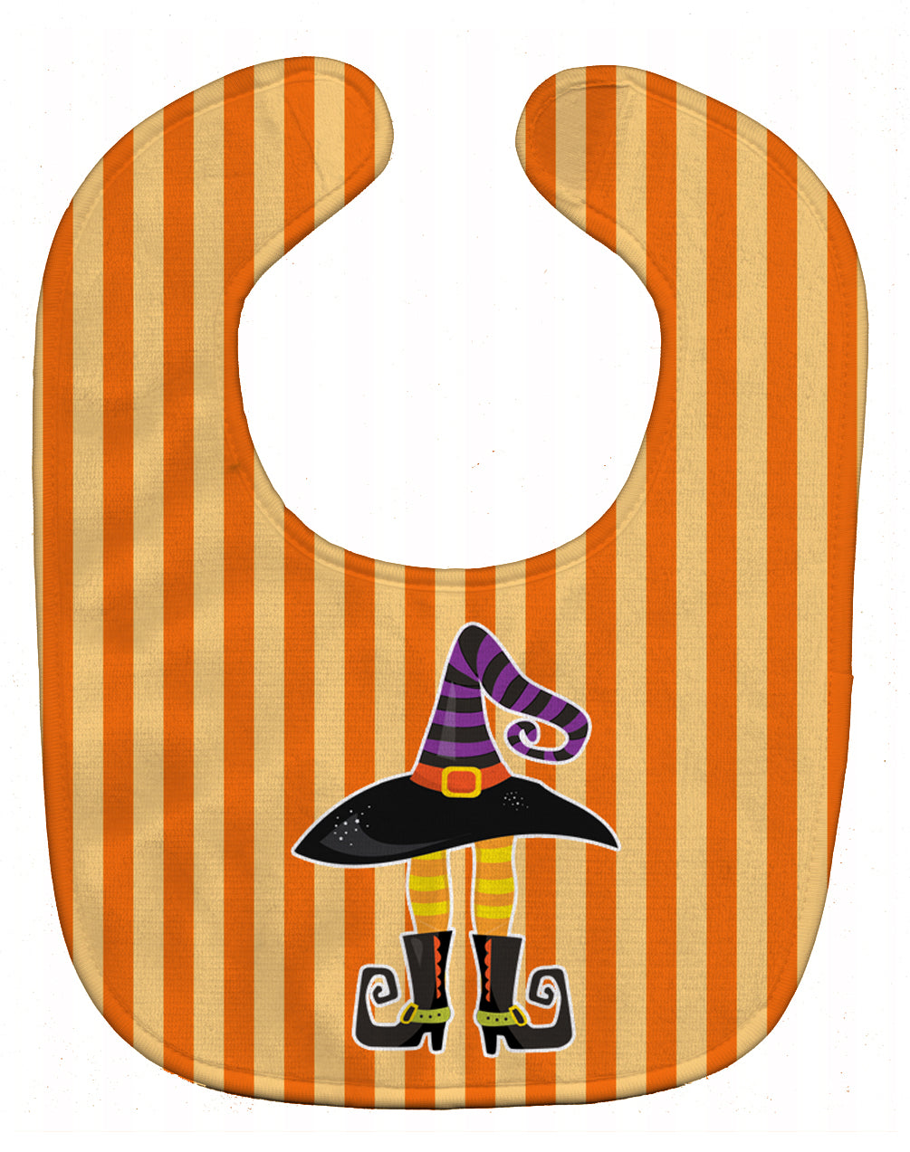 Halloween Witch&#39;s Hat and Legs Baby Bib BB9161BIB - the-store.com