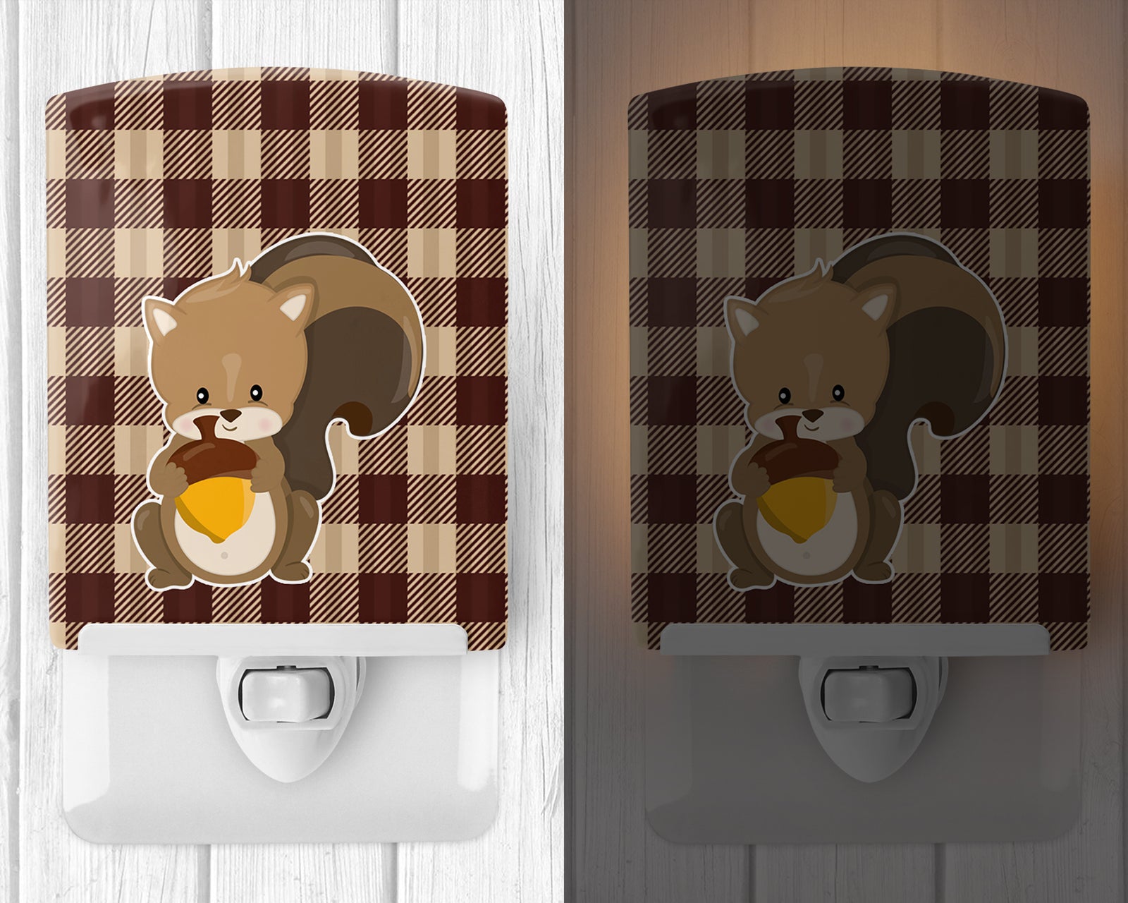 Caroline's Treasures Squirrel Ceramic Night Light BB9169CNL