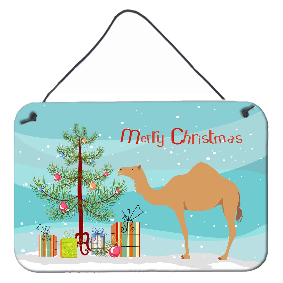 Arabian Camel Dromedary Christmas Wall or Door Hanging Prints BB9184DS812 by Caroline&#39;s Treasures