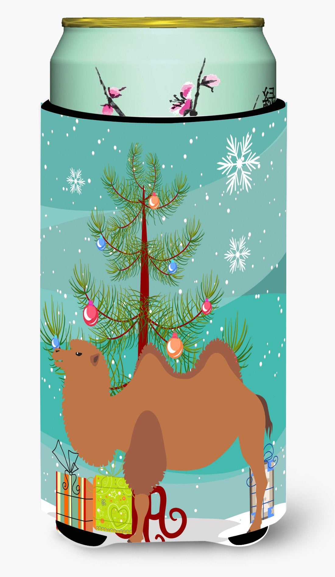 Bactrian Camel Christmas Tall Boy Beverage Insulator Hugger BB9185TBC by Caroline&#39;s Treasures