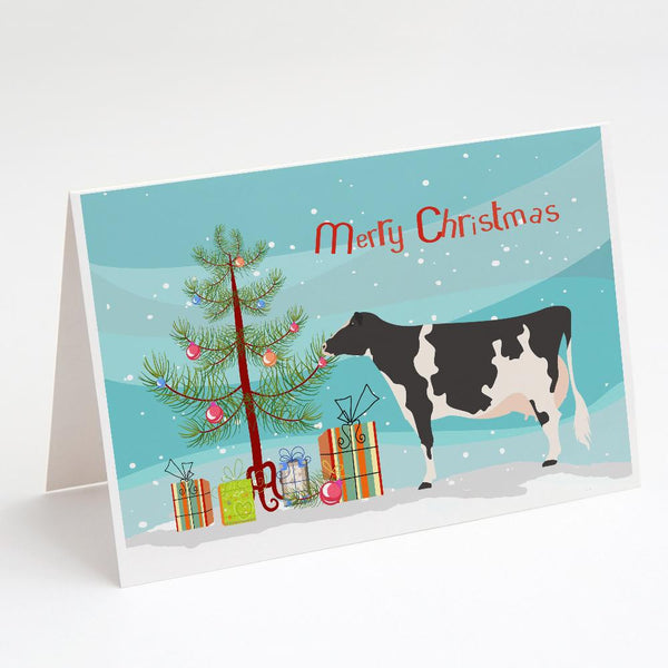 Buy this Holstein Cow Christmas Greeting Cards and Envelopes Pack of 8