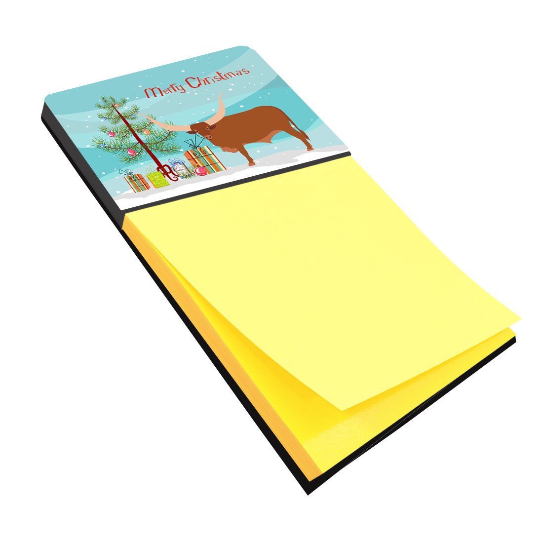 Ankole-Watusu Cow Christmas Sticky Note Holder BB9190SN by Caroline&#39;s Treasures