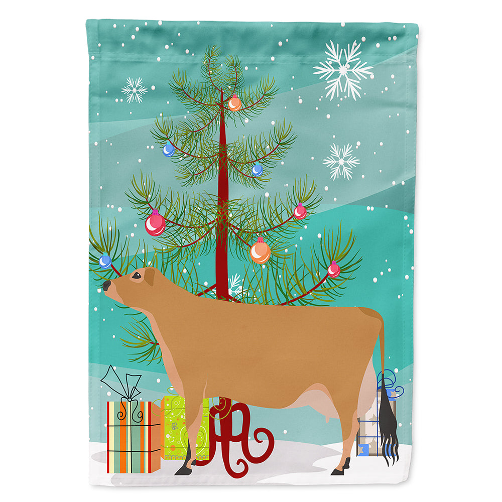 Jersey Cow Christmas Flag Canvas House Size BB9196CHF  the-store.com.
