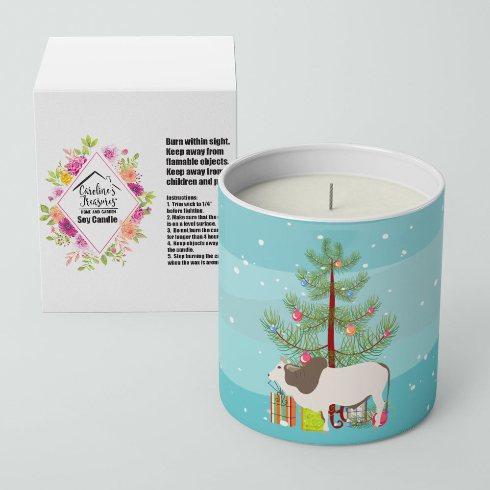 Buy this Malvi Cow Christmas 10 oz Decorative Soy Candle