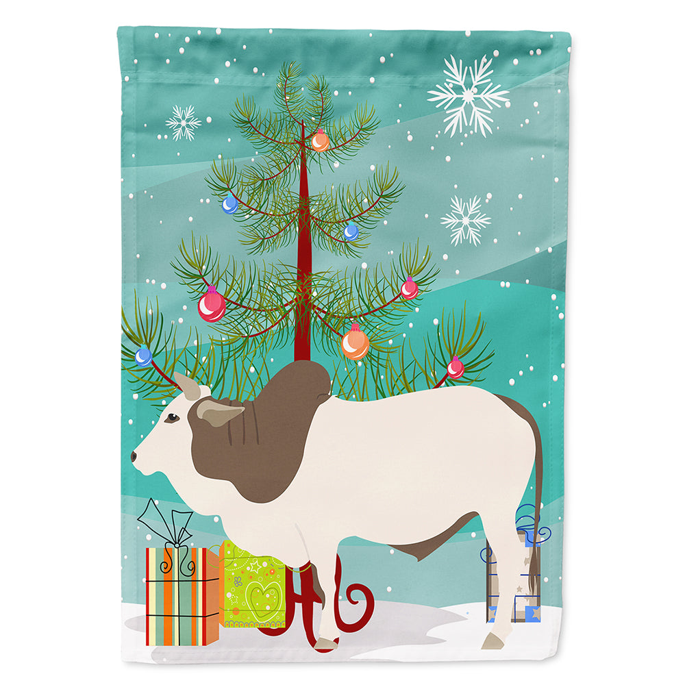 Malvi Cow Christmas Flag Canvas House Size BB9197CHF