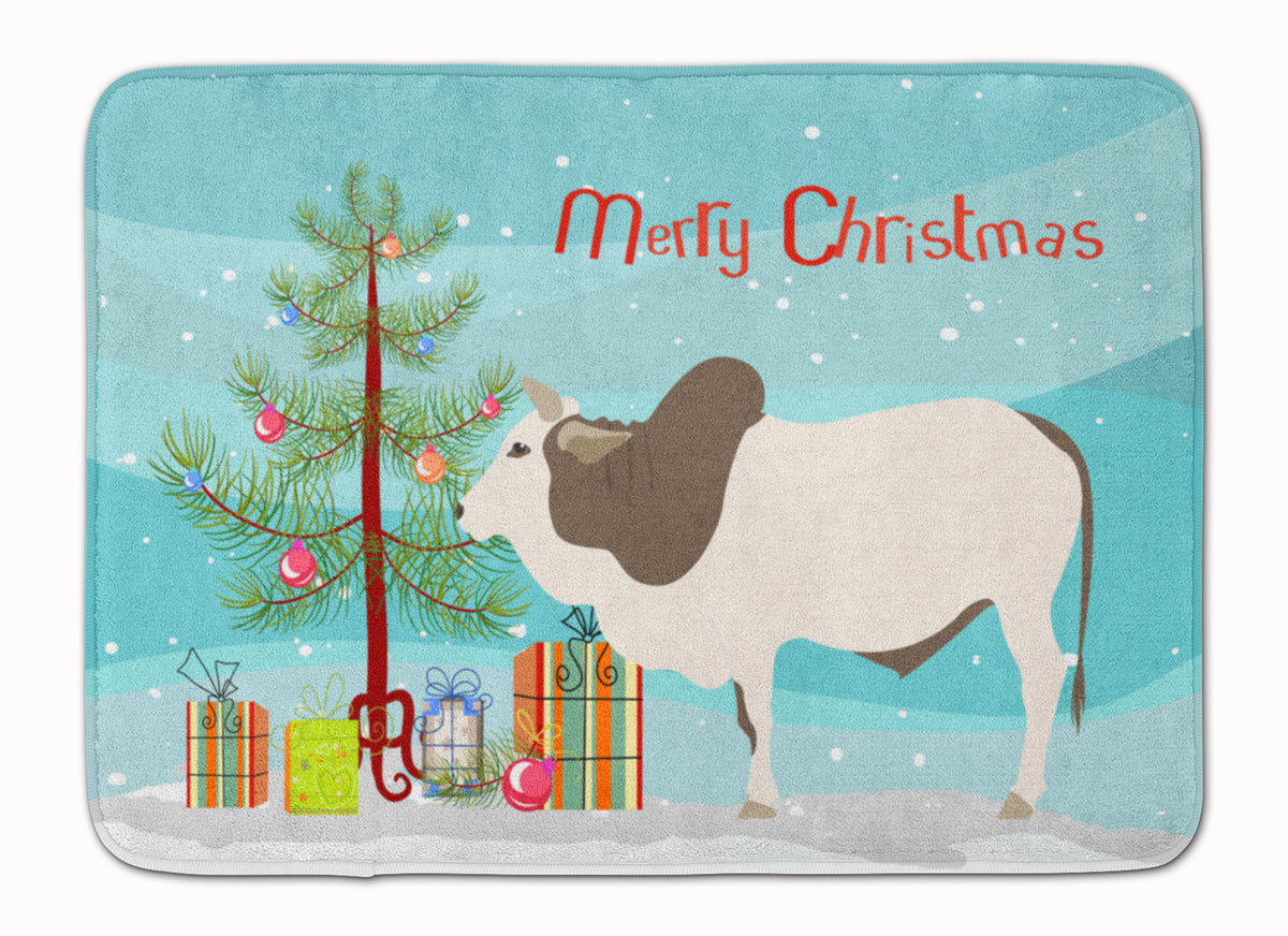 Malvi Cow Christmas Machine Washable Memory Foam Mat BB9197RUG - the-store.com