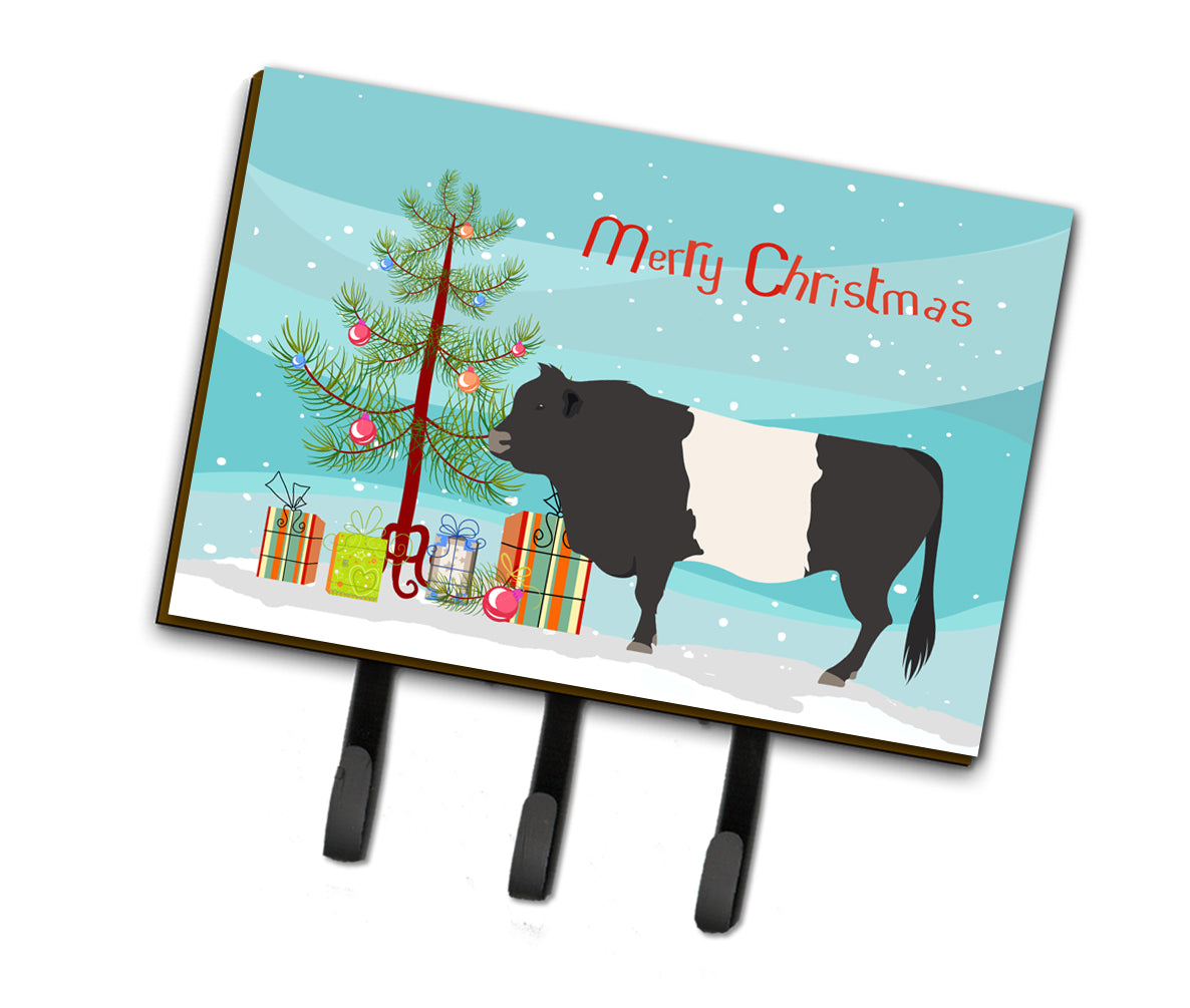 Laisse de Noël ou porte-clés de vache Galloway à ceinture BB9198TH68