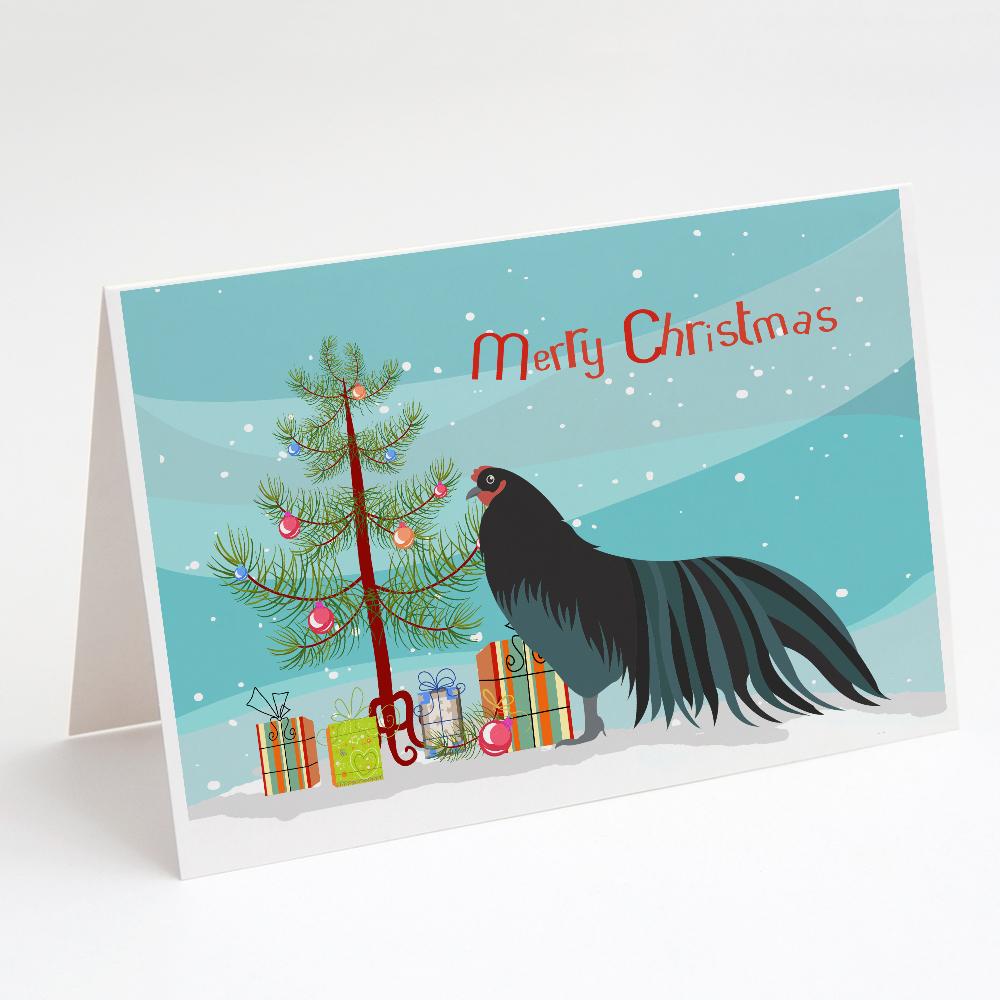 Buy this Sumatra Chicken Christmas Greeting Cards and Envelopes Pack of 8