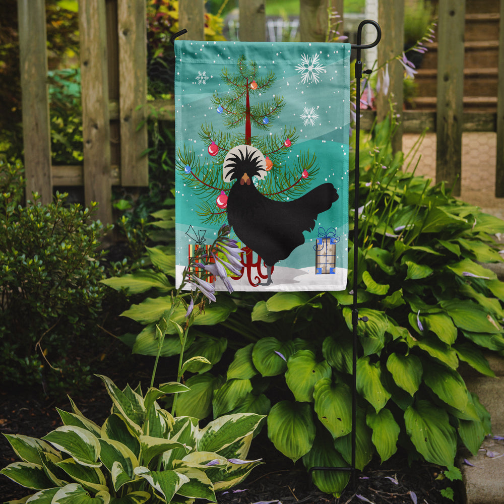 Caroline's Treasures Polish Poland Chicken Christmas Garden Flag - Outdoor Decorative Yard Flag BB9201GF