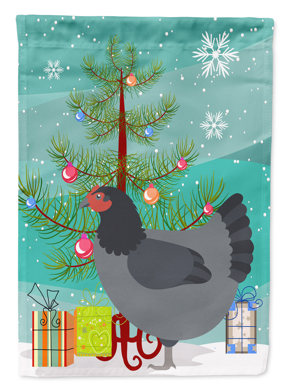 Jersey Giant Chicken Christmas Flag Garden Size BB9202GF  the-store.com.