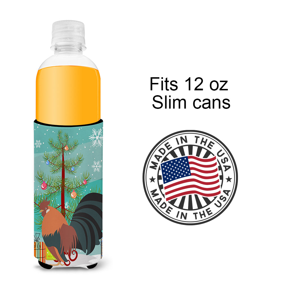Dutch Bantam Chicken Christmas  Ultra Hugger for slim cans BB9203MUK