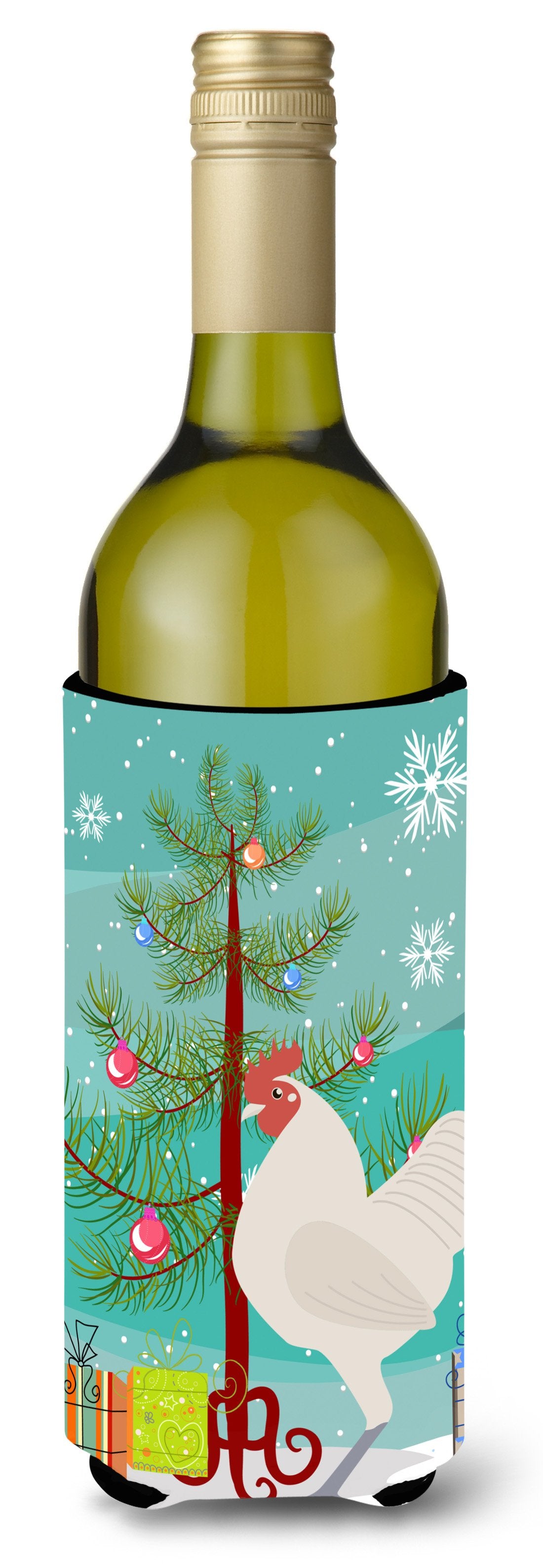 German Langshan Chicken Christmas Wine Bottle Beverge Insulator Hugger BB9204LITERK by Caroline&#39;s Treasures