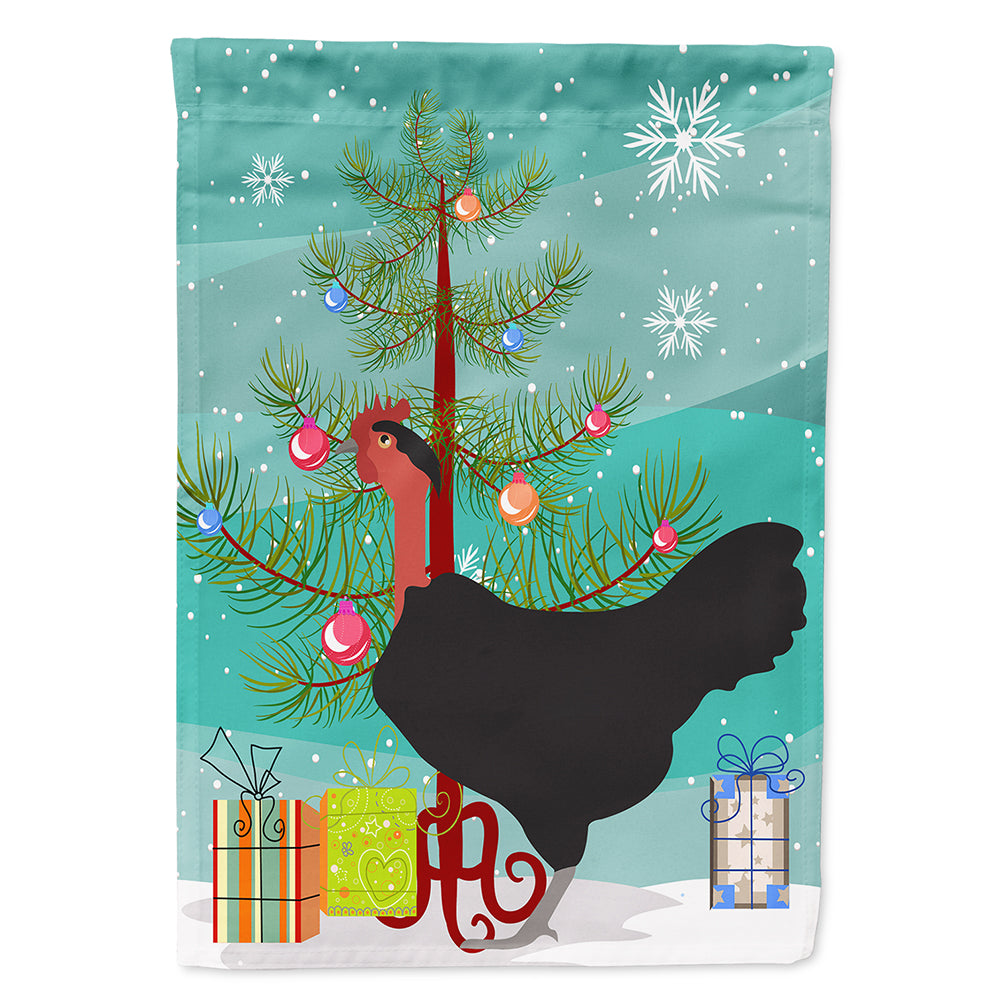 Naked Neck Chicken Christmas Flag Canvas House Size BB9206CHF