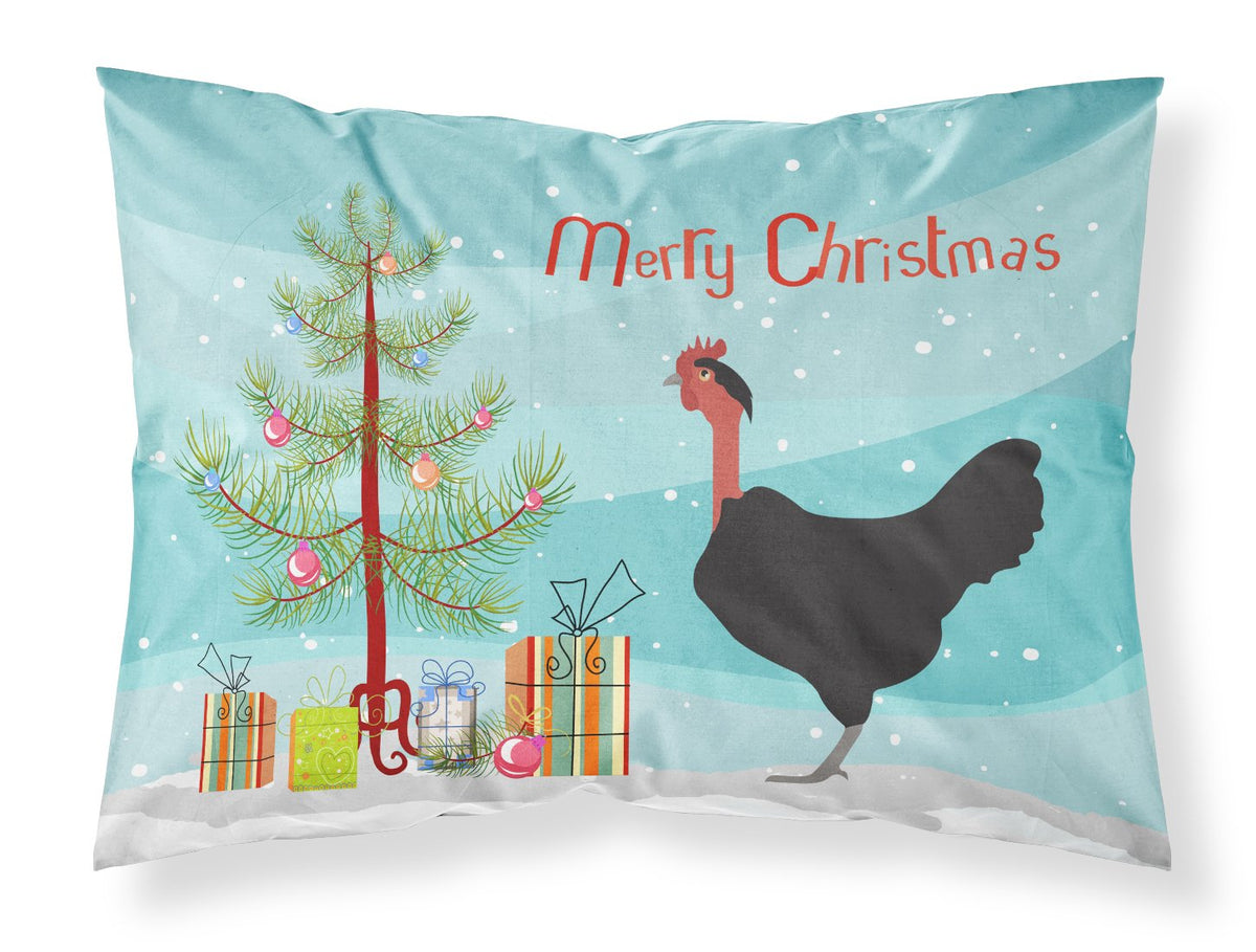 Naked Neck Chicken Christmas Fabric Standard Pillowcase BB9206PILLOWCASE by Caroline&#39;s Treasures