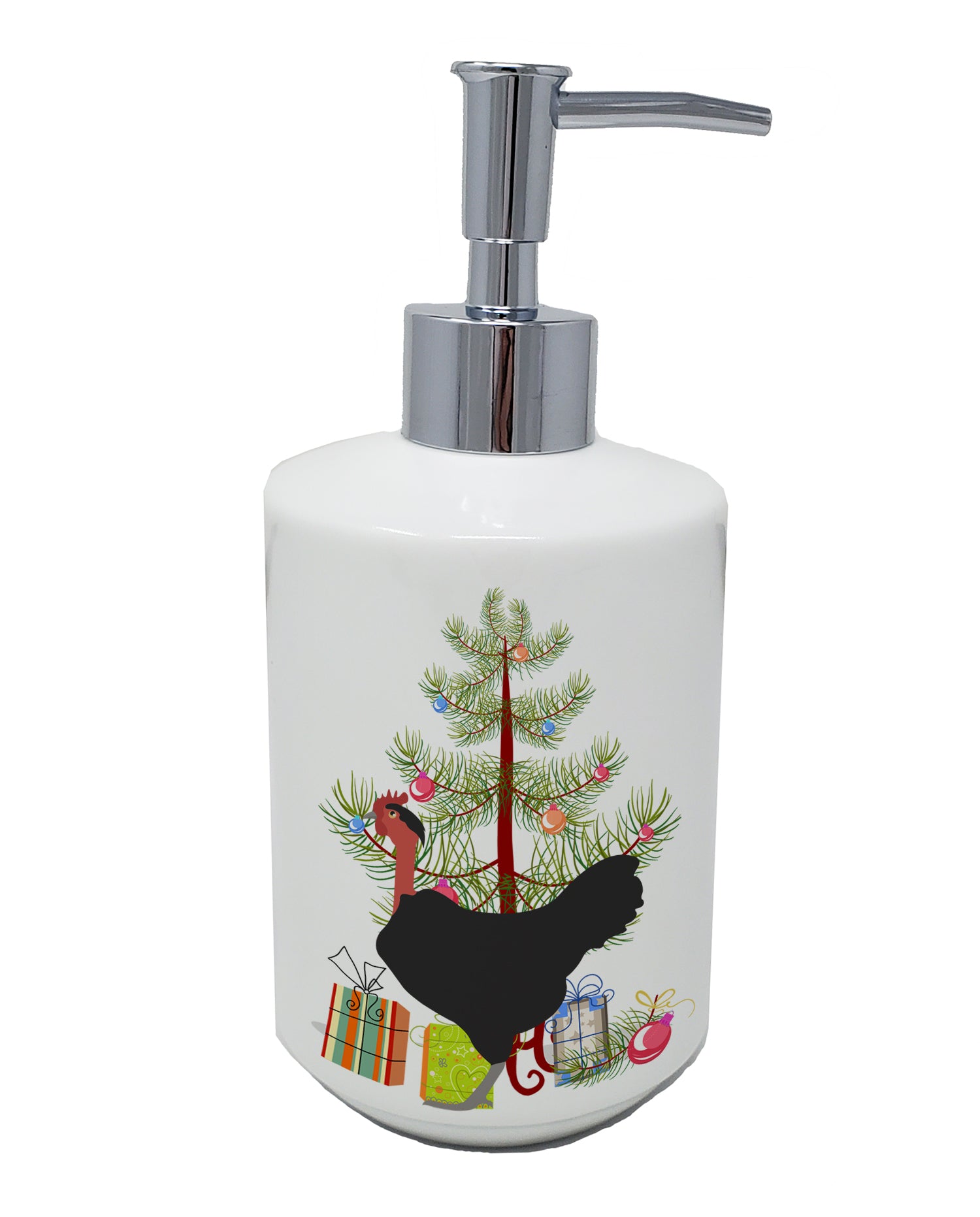 Buy this Naked Neck Chicken Christmas Ceramic Soap Dispenser