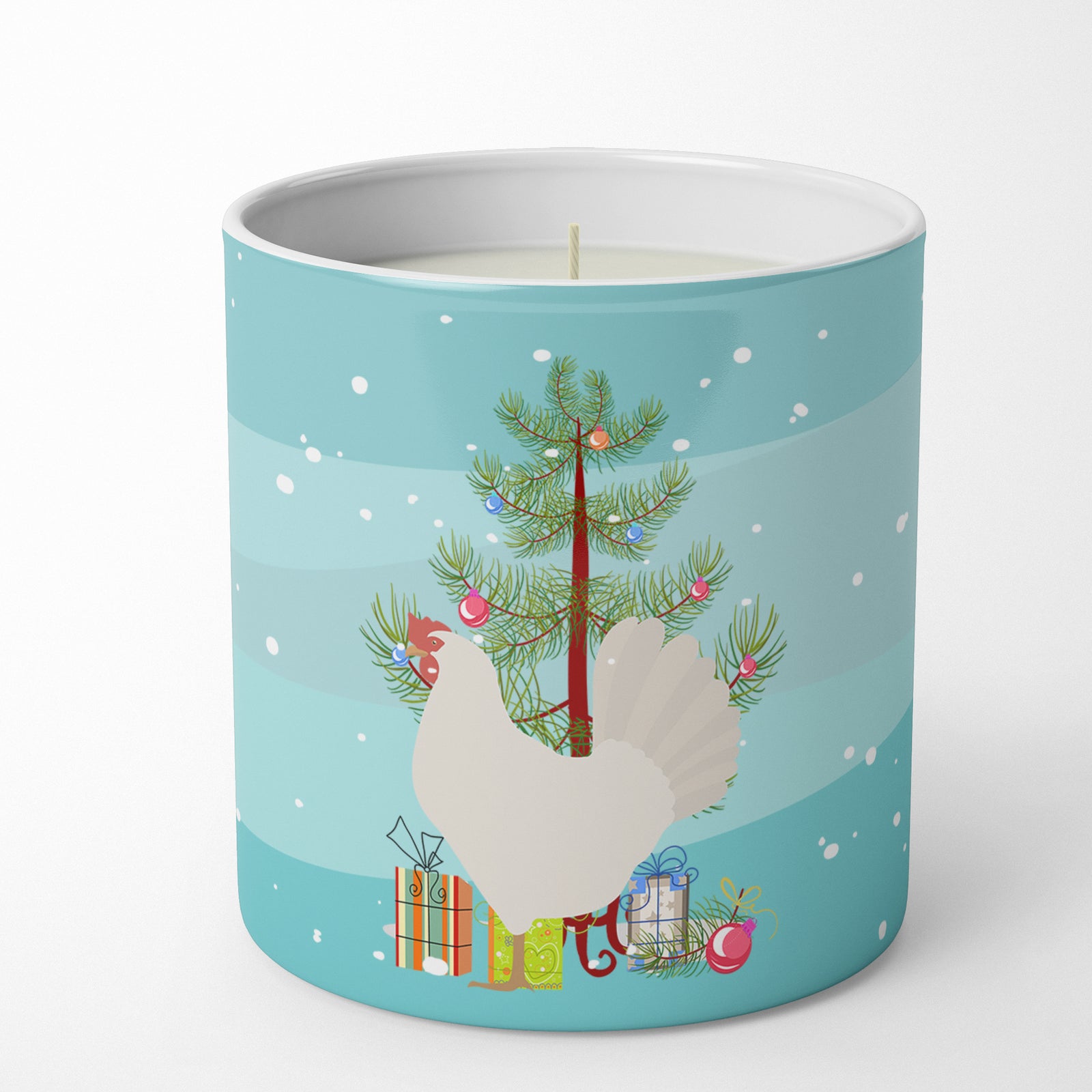 Buy this Leghorn Chicken Christmas 10 oz Decorative Soy Candle