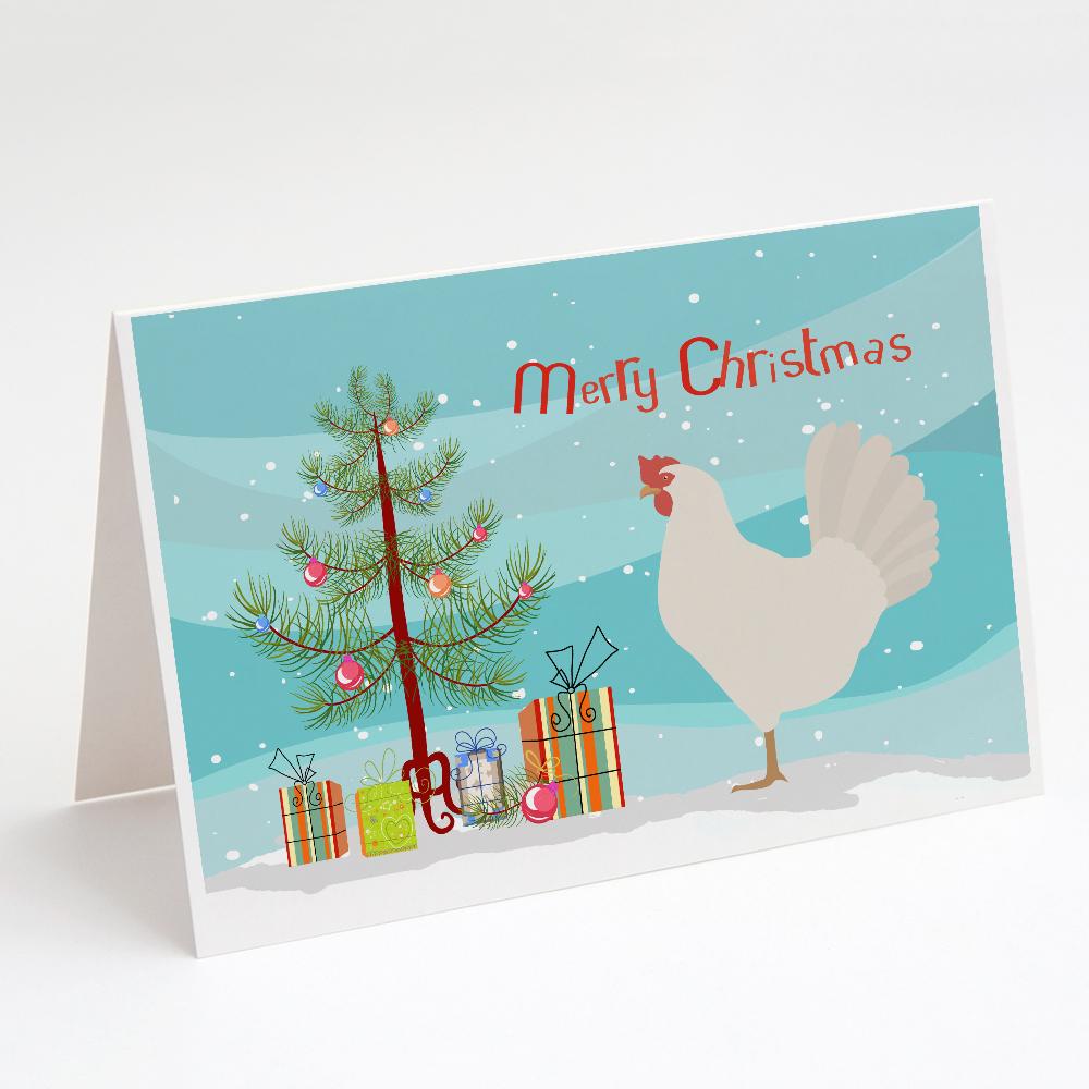 Buy this Leghorn Chicken Christmas Greeting Cards and Envelopes Pack of 8
