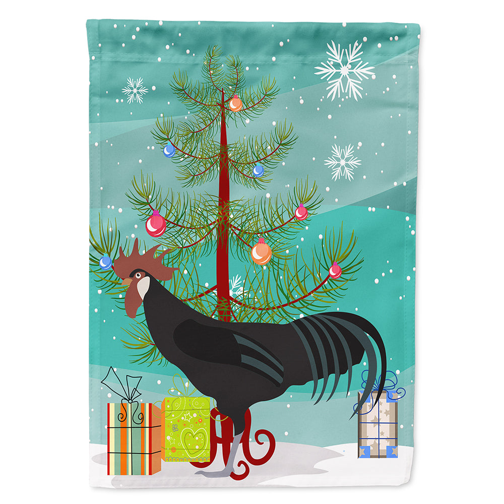 Minorca Ctalalan Chicken Christmas Flag Canvas House Size BB9208CHF