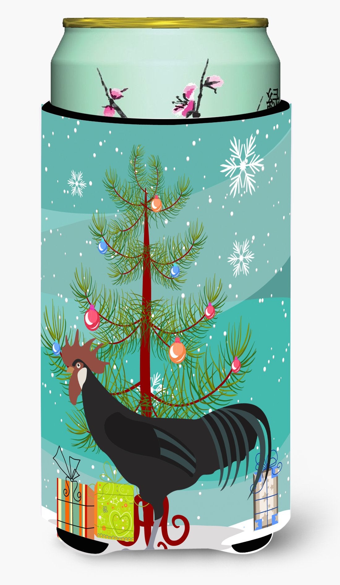 Minorca Ctalalan Chicken Christmas Tall Boy Beverage Insulator Hugger BB9208TBC by Caroline&#39;s Treasures