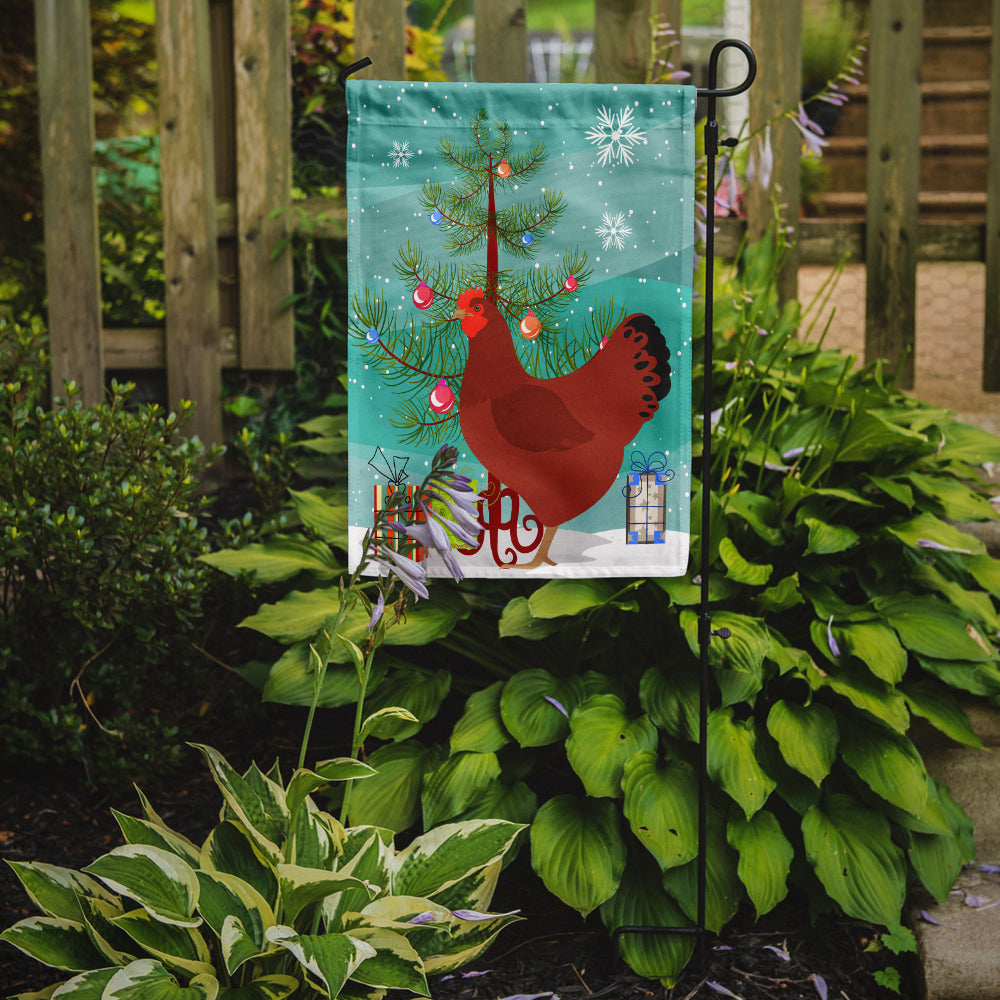 New Hampshire Red Chicken Christmas Flag Garden Size BB9210GF  the-store.com.