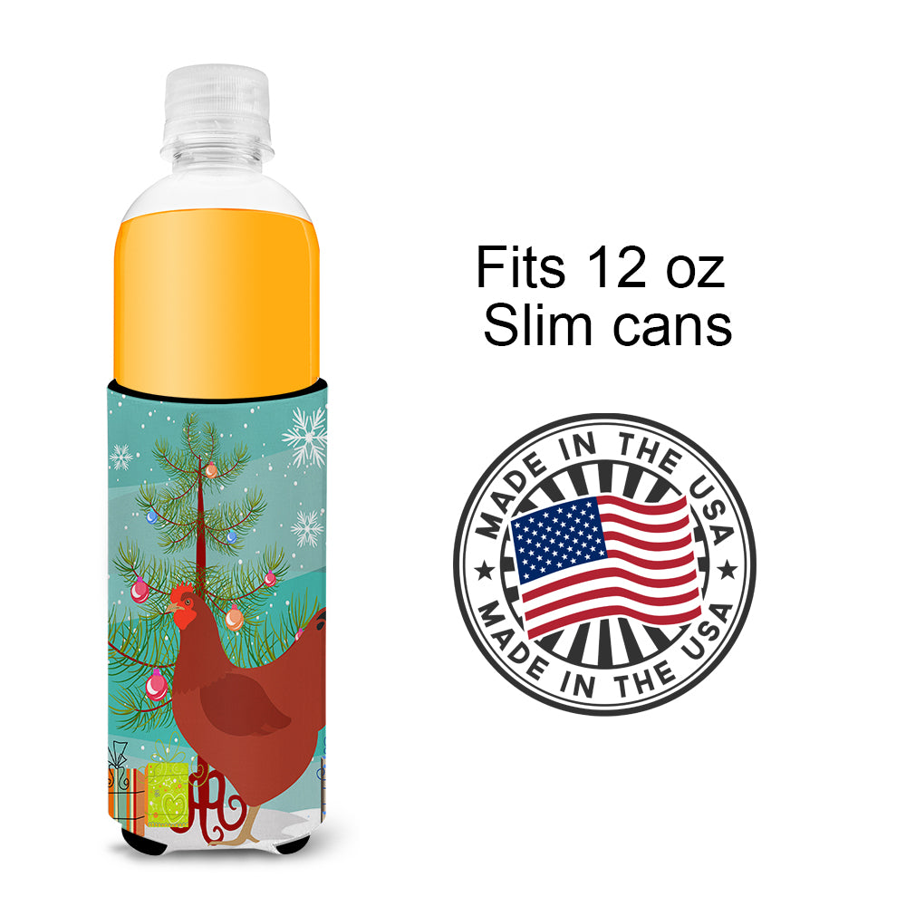 New Hampshire Red Chicken Christmas  Ultra Hugger for slim cans BB9210MUK  the-store.com.