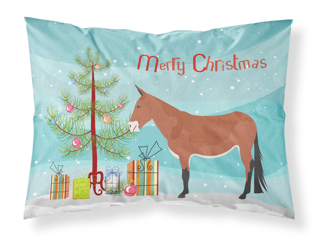 Mule Christmas Fabric Standard Pillowcase BB9212PILLOWCASE by Caroline&#39;s Treasures