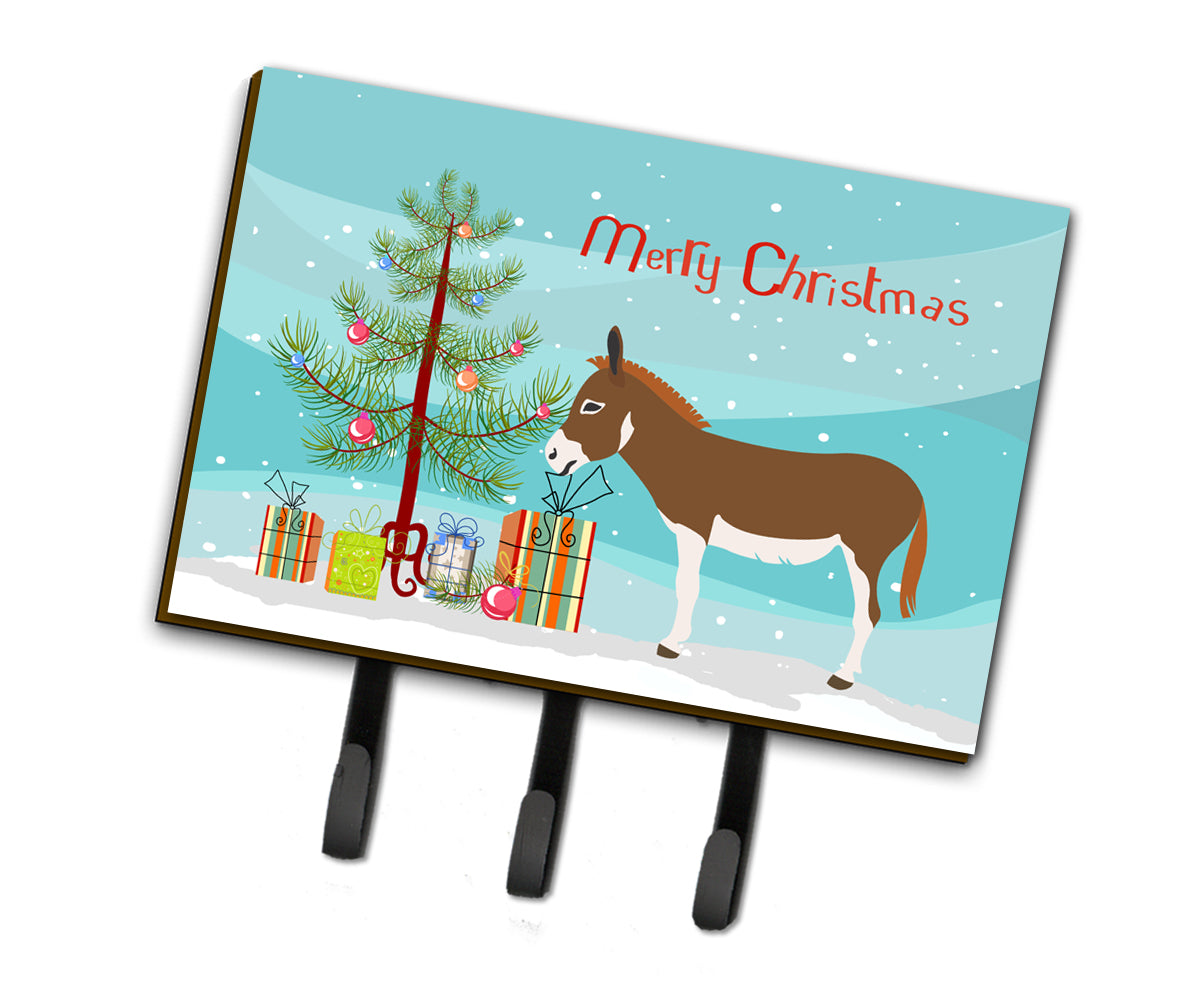 Miniature Mediterranian Donkey Christmas Leash or Key Holder BB9214TH68