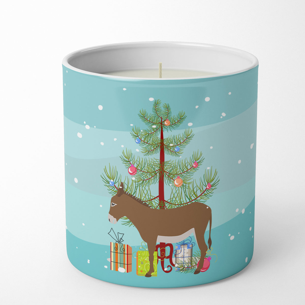 Buy this Cotentin Donkey Christmas 10 oz Decorative Soy Candle