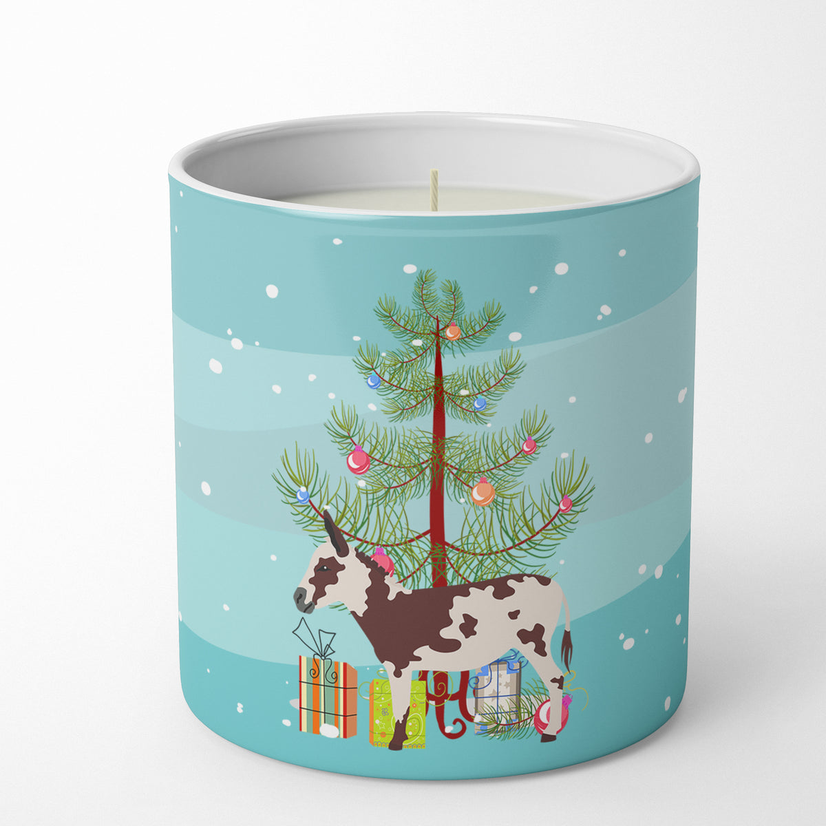 Buy this American Spotted Donkey Christmas 10 oz Decorative Soy Candle