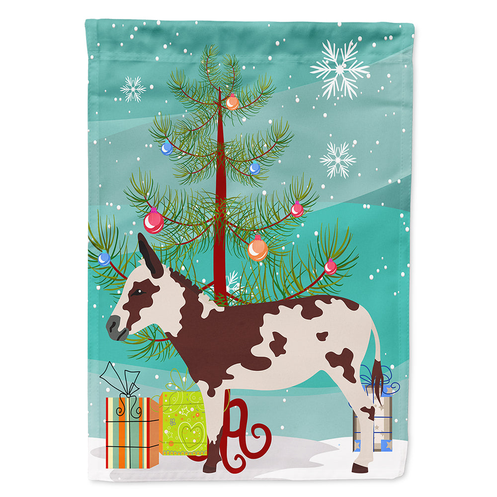 American Spotted Donkey Christmas Flag Canvas House Size BB9218CHF